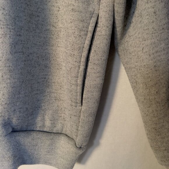 Vintage Track & Court Sweatshirt Men M Tall Gray Full Zip Red Blue Stripe Retro - Picture 7 of 16